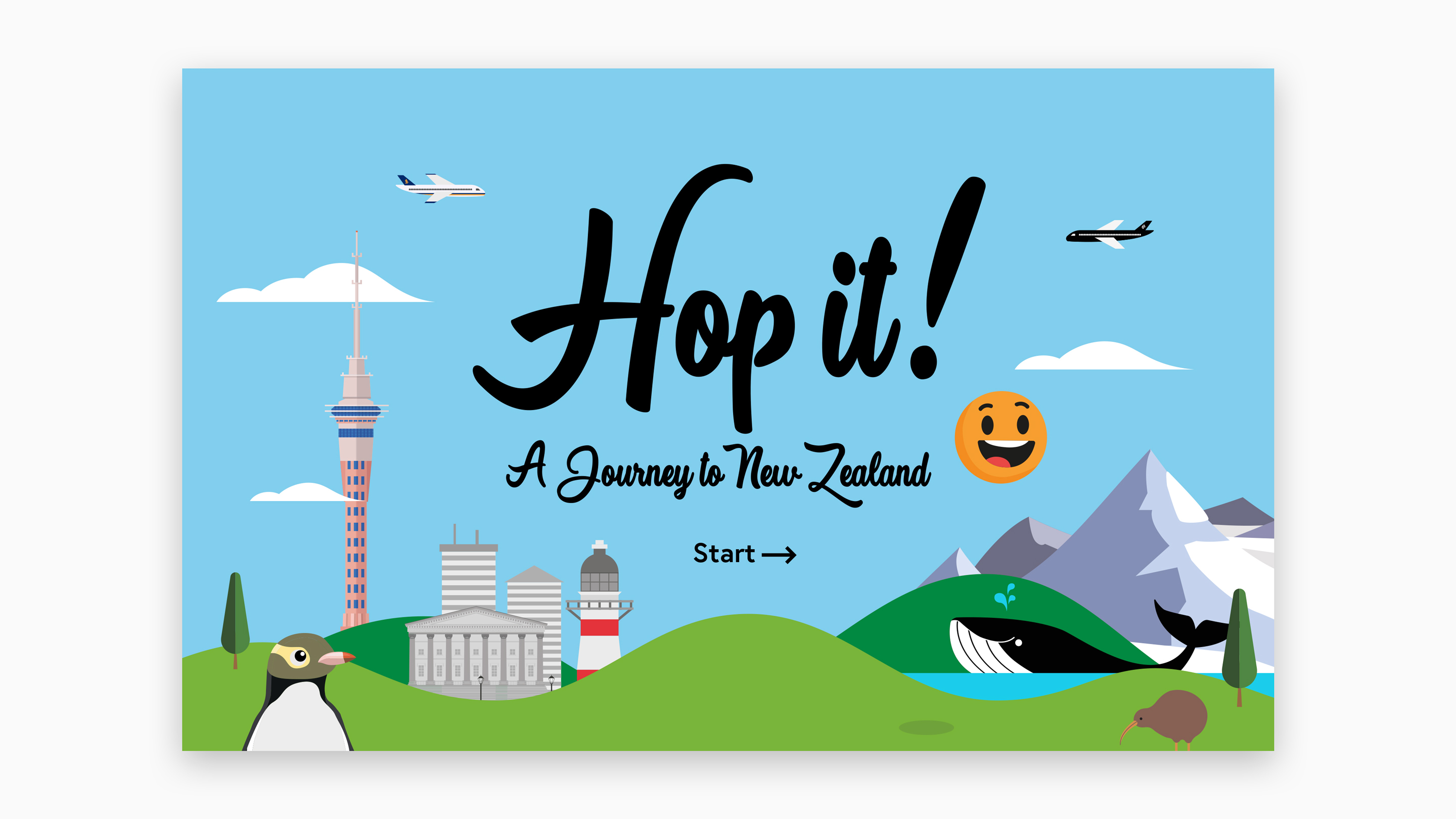 Hop It! Website Visual