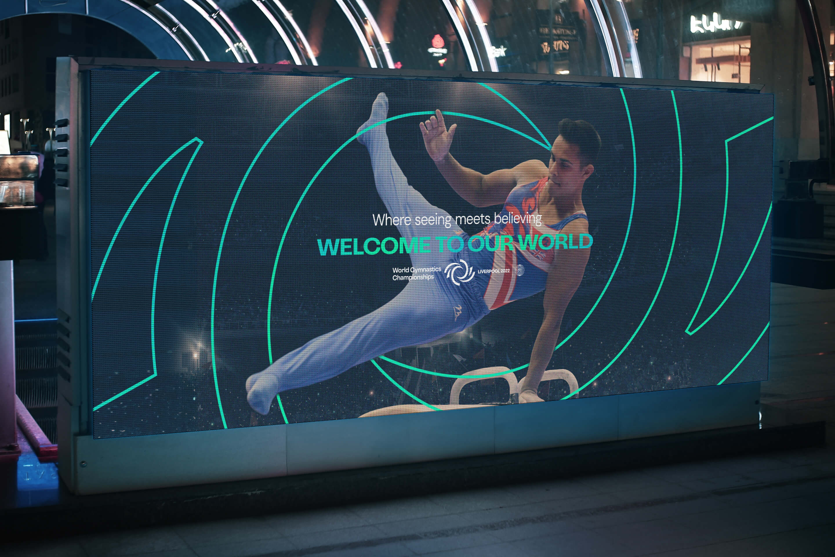 World Gymnastics Championships 2022 - Welcome to our World OOH