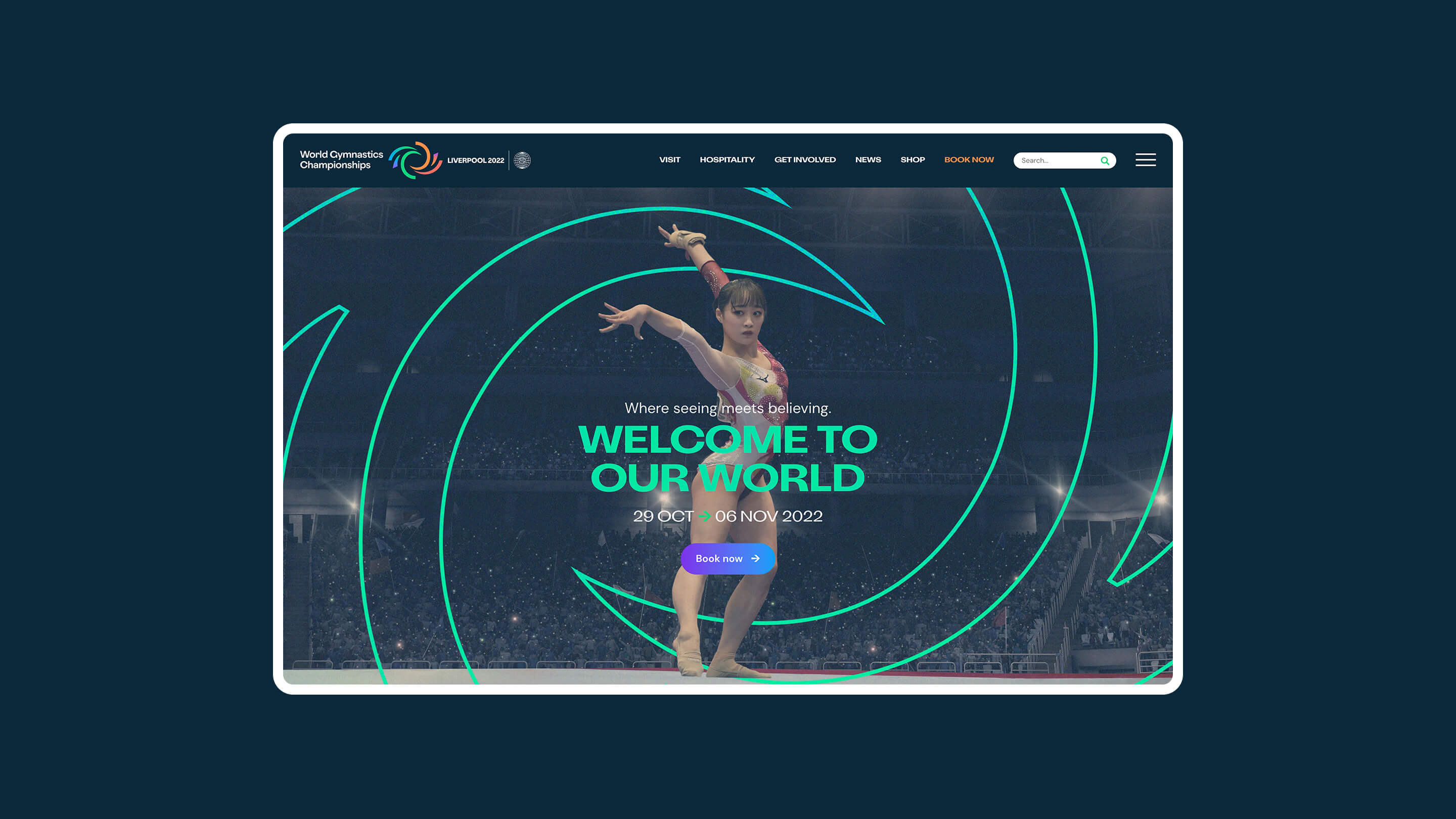 World Gymnastics Championships 2022 - Website Visual
